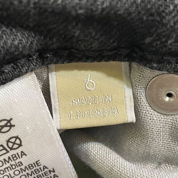 Michael Kors High-Rise Jeans Leopard Print Skinny Black Denim Selma Size 6 - Picture 14 of 15